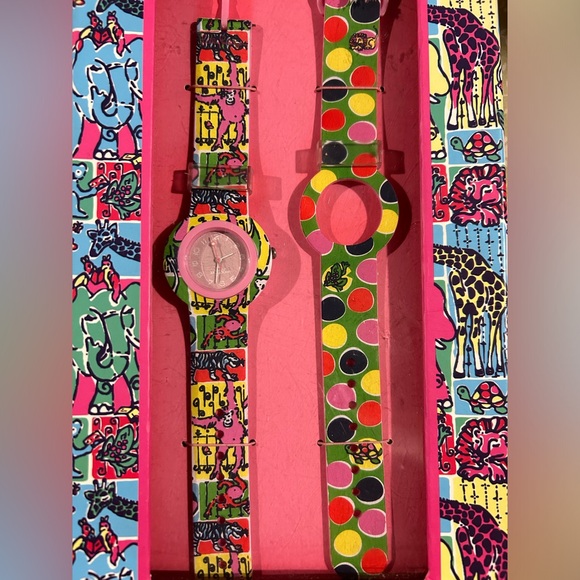 Lilly Pulitzer Interchangeable Watch Set NWT - Picture 2 of 5